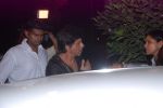 Shahrukh Khan snapped post midnight with fan outside a recording studio in Bandra on 1st June 2012 (5).JPG